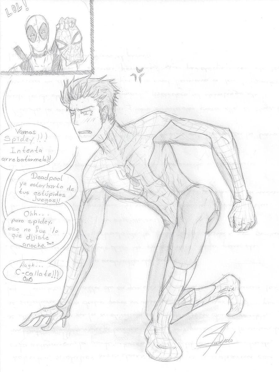 ArtZazil's tweet photo. SpideyPool -Just a Kiss-
#fanart #drawing #sketches #art #doodles #topwade #bottompeter #spideypool #deadpoolxspiderman #wadexpeter #spiderman #deadpool #peterparker #wadewilson #gay #bl https://t.co/XycFOZyATP