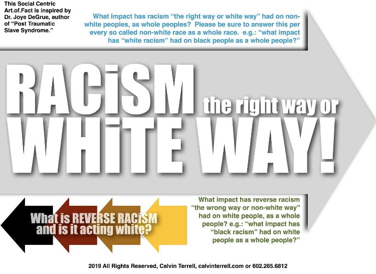 Terrell_Calvin's tweet photo. Racism is bigger and more insidious than "bad or hateful" ways because of race. Racism is a structural force of evil better known as white supremacy.  Use this to invite all colors of people to not act white, but to fight for righteousness without being self righteous. Blessings! https://t.co/szHaGYnEs1