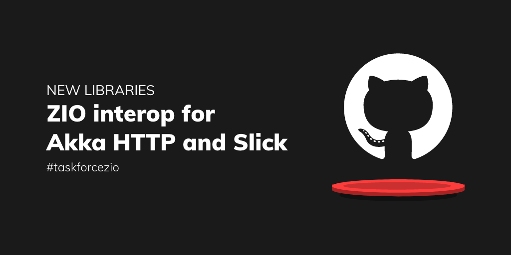 scalac_io's tweet photo. Check out how we made #AkkaHTTP &amp; #ZIO interop as well as the interop between #Slick &amp; ZIO possible - building small, yet smart libraries. 
You can find both on our Github: https://t.co/Jl3wKxF26I and more ZIO-related solutions by @Scalac with #taskforcezio
@zioscala #Scala #oss https://t.co/4rAe7qYqSz
