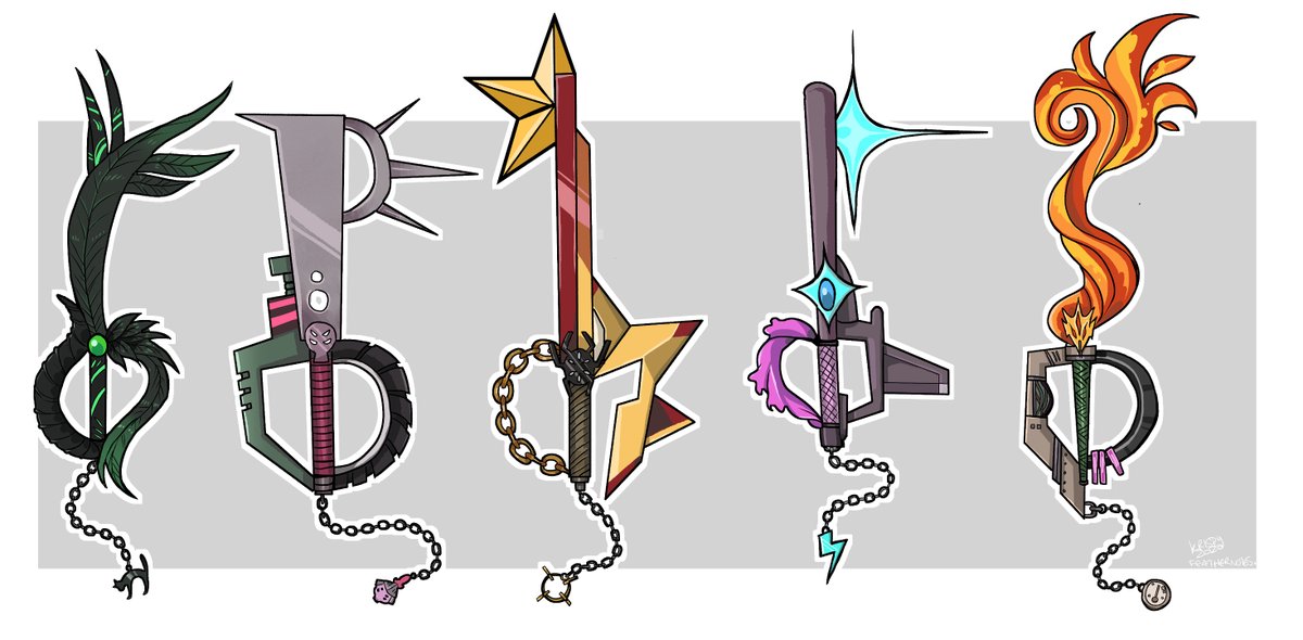 WEBCOMIC KEYBLADES A mini project i've been having fun with! 