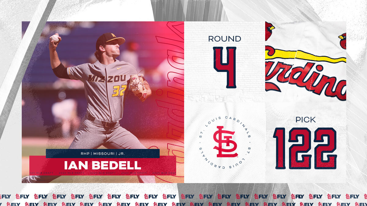 With the 122nd overall pick, the #STLCards select Ian Bedell!