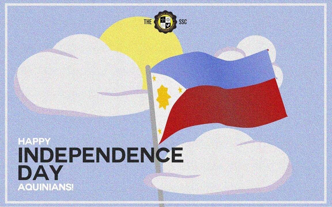 aquinasssc's tweet photo. "Sa manlulupig, di ka pasisiil"

Aquinians, Maligayang Araw ng Kalayaan! 

Sabay sabay nating gunitain ang ating kasarinlan at patuloy itong pangalagaan sa paglipas ng panahon.

#ArawNgKalayaan https://t.co/kxBXlukTWT