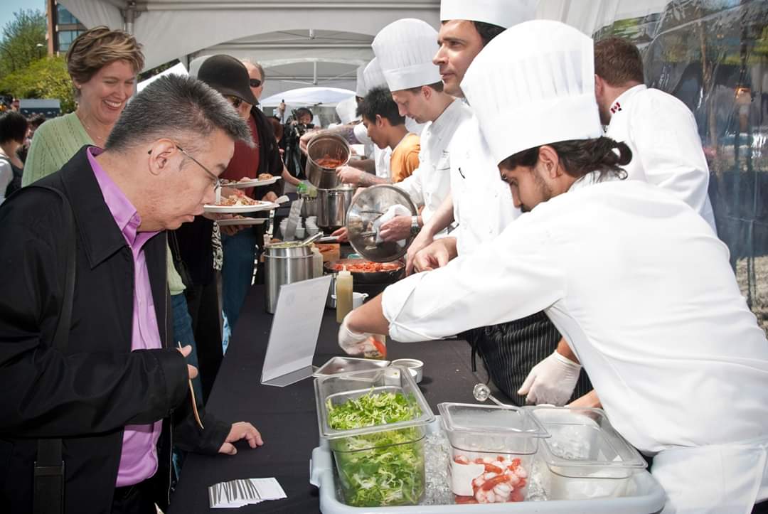 Chefs' Table Society (@chefstablebc) on Twitter photo Throwback to <a href="/SpotPrawnFest/">Spot Prawn Festival</a>....any guesses for what year this photo is from? #CTSBelong Throwback to <a href="/SpotPrawnFest/">Spot Prawn Festival</a>....any guesses for what year this photo is from? #CTSBelong