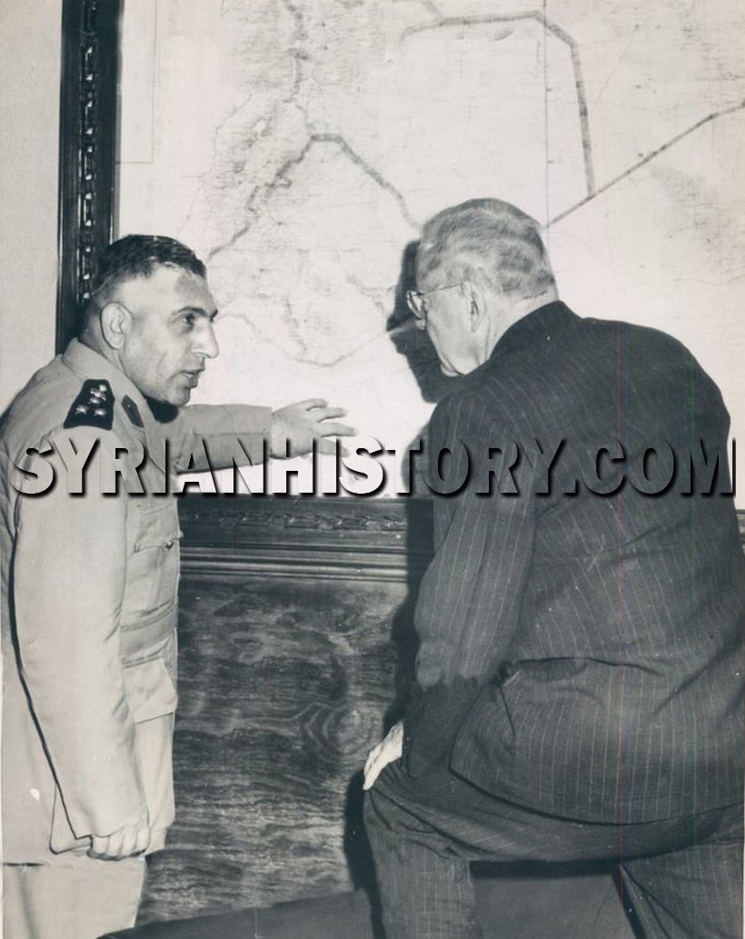 15) General Adib al-Shishakli with US Secretary of State John Foster Dulles - Damascus 1953 #Syria  #US