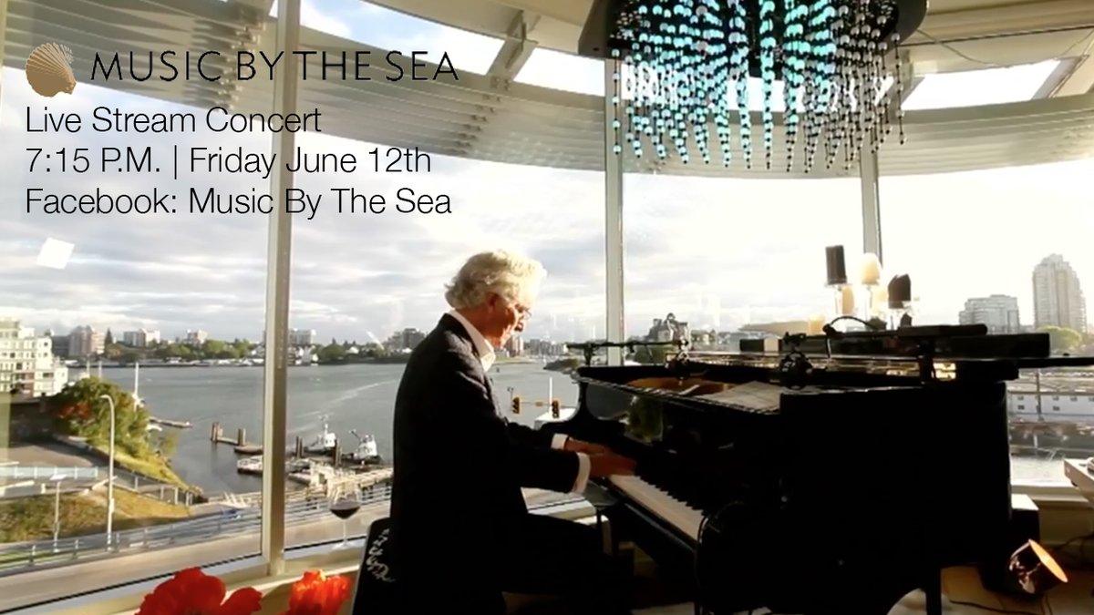 Music by the Sea (MBTS) in partnership with the Victoria International Marina will be presenting a Friday-night live-stream concert from the home of MBTS Artistic Director Christopher Donison. Tune in this Friday, June 12th at 7:15 pm. 
•
Link: facebook.com/MusicByTheSea/…