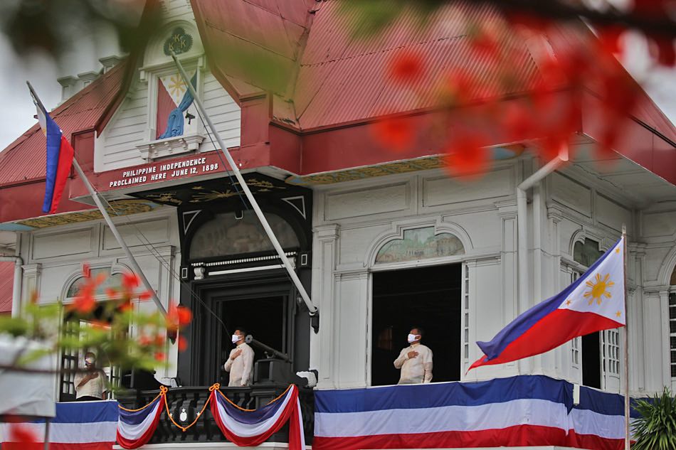 Abs Cbn News Mayor Angelo Emilio Aguinaldo Of Kawit Cavite Leads The Flag Raising Ceremony At The Emilio Aguinaldo Shrine In Kawit Cavite On Friday June 12 In Observance Of The