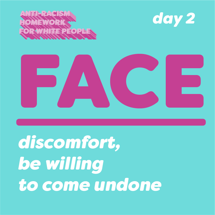 setucommunity's tweet photo. Anti-racism homework for white people
Assignment #2

Listen to Rev. angel Kyodo williams on the @onbeing podcast.
Journal about what “facing discomfort and receiving it as an opportunity for growth and expansion” means to you.
https://t.co/AV4eUAMWQH https://t.co/1E5cw5KXin
