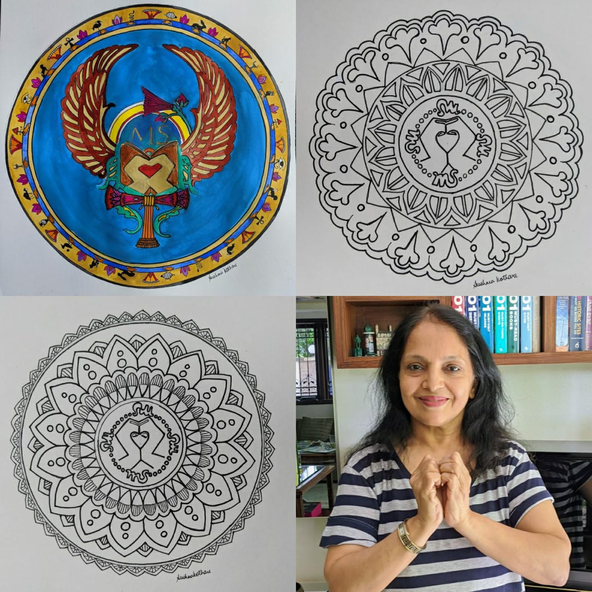 mssocietyindia's tweet photo. As we conclude the #WMSD, we are grateful to Sushma, Indira, & Namita for creating the #mandala templates for #MSSI that traveled the world and touched lives, bringing so much joy to everyone 🙏
@WorldMSDay @MSIntFederation @MoHFW_INDIA @moayush #PMJAY #MSConnections https://t.co/5fDLHRxTVG
