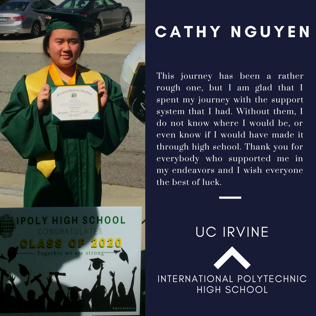 Bright_Prospect's tweet photo. We are so proud and excited to congratulate Cathy, Albert, and Bianca! They will be on their ways to UC Irvine, UC Davis, and California Baptist University. 🎓🤩 #brightprospect #collegeacess #bpcommunity #proud2bepusd #pomona #empower https://t.co/GWOCn8lem5
