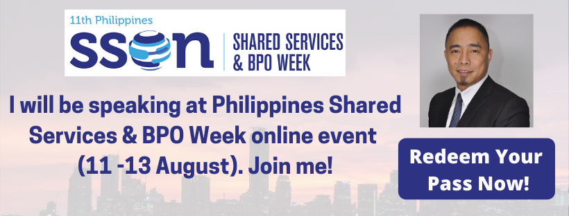 Dindo Gatan, General Manager Shared Services Center, CEVA Logistics will be speaking at the Philippines Shared Services &amp; BPO Week online event . Do catch him there! Register your free pass here. ow.ly/xvOW30qMa2J