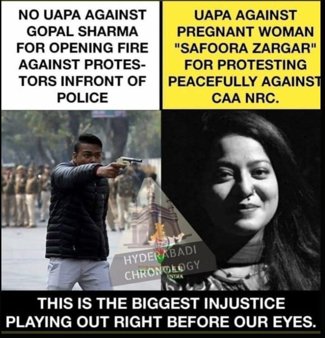 GGoshani's tweet photo. This Is The Biggest Injustice Playing Out Right Before Our Eyes
#FreeSafooraZargar
#AllLivesMattter
#nomorebjp
#nomoremodi
#DeathToModi https://t.co/KMFxb5tuK6