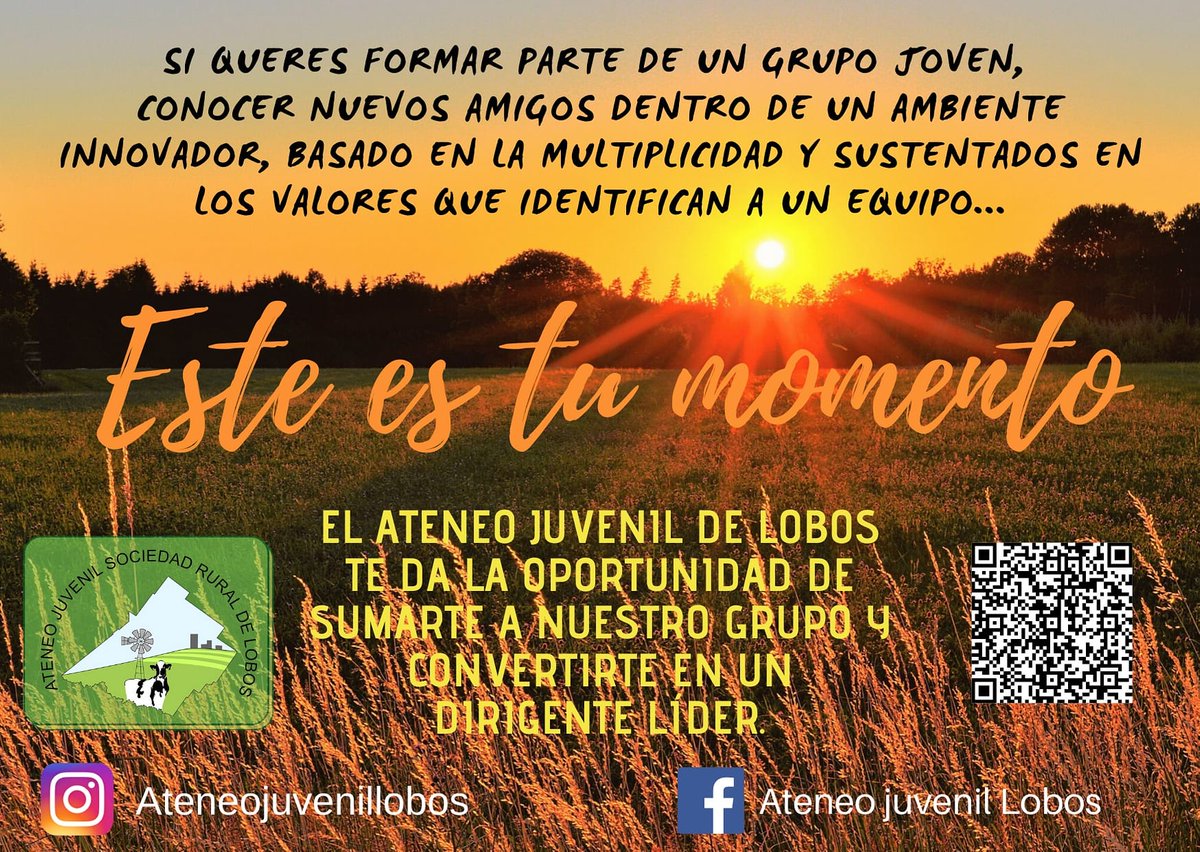 👉Este es tu momento...👈
#ateneolobos