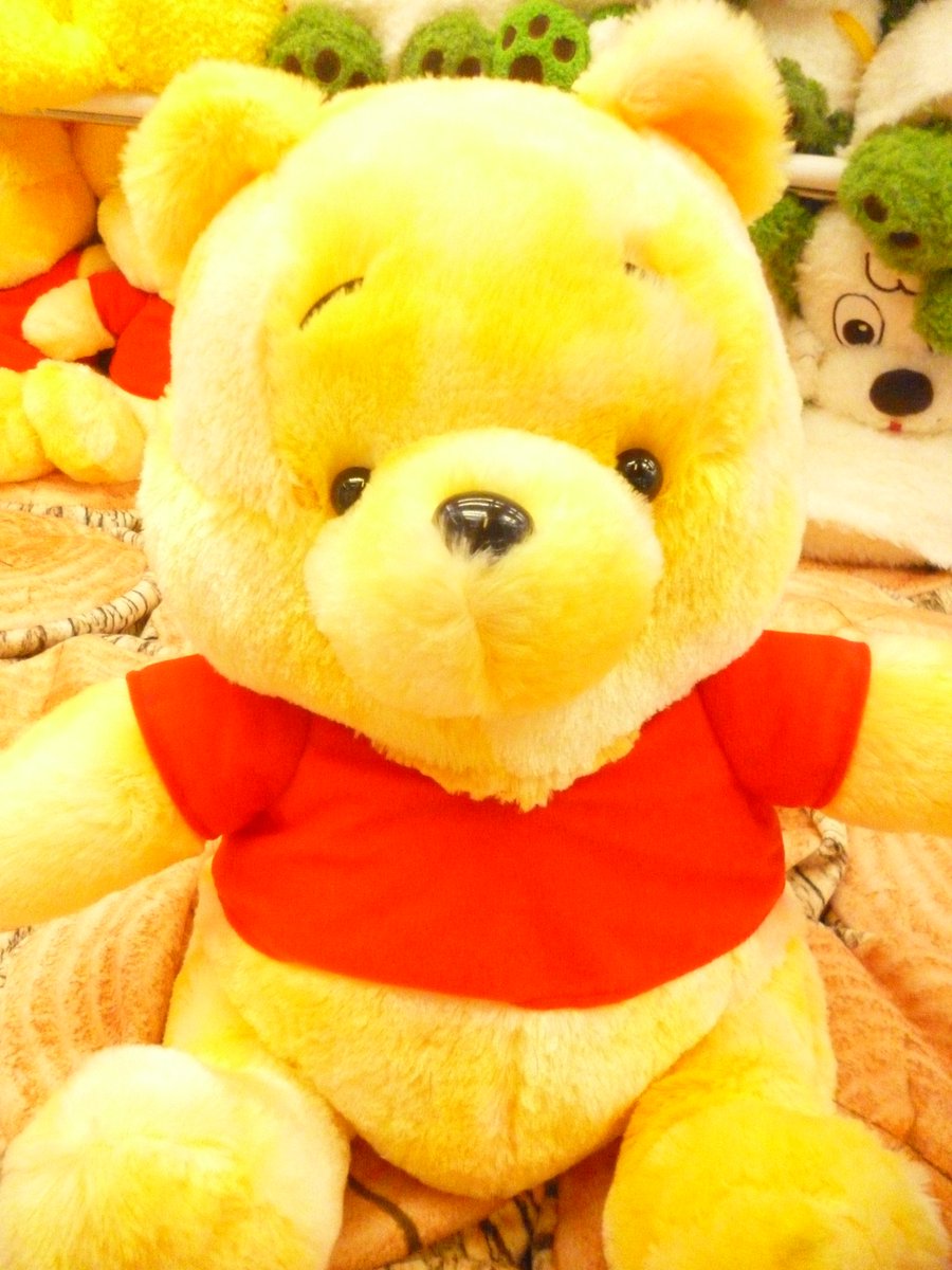 Tac Koriyama Pa Twitter クレーンゲーム くまのプーさん メガジャンボマーブル生地ぬいぐるみ入荷致しました くまの プーさん プーさん ぬいぐるみ ディズニー Tac郡山