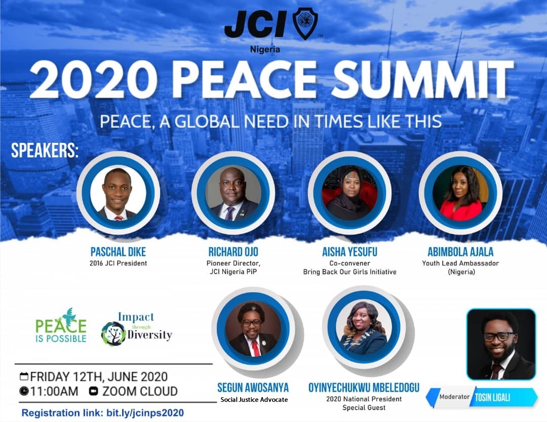 PeacePossibleNG's tweet photo. Please click the link below to join the summit: 
https://t.co/kwtZqFAswc
Password: 867197

Note: All Attendees are to be in the waiting room on or before 10:50AM.

Peaceful Regards,

Patrick Abiola,
2020 Peace is Possible Director.

@segalink
#PeaceIsPossibleNG
#PeaceNG2020 https://t.co/dkCyVbo97q