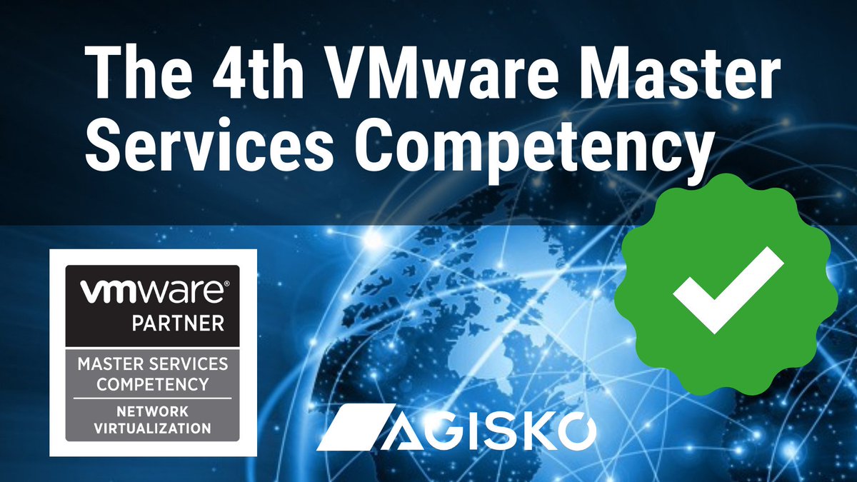 agisko_be's tweet photo. We are proud to be the only company in the Belgium and Luxemburg who has four Master Service Competencies showing our unique expertise in VMware Technology https://t.co/yfaWweQRse