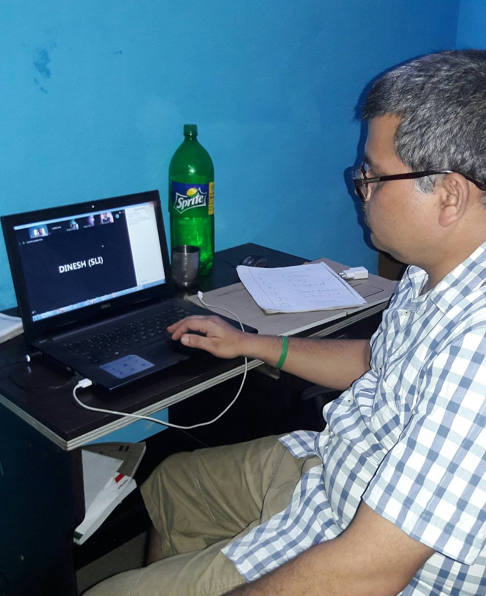 PunyaBhandari1's tweet photo. Facilitating virtual SRHR training to the deaf, blind and deaf-blind participants. #NFDN श्रवण दृष्टिविहिन सहभागी लाई भर्चुअल यौन तथा प्रजनन स्वास्थ्य तालिम ! https://t.co/mOkn4OWGqD