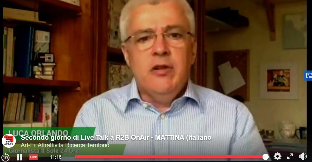 #R2BOnAir siamo #OnLine con il primo talk.
<a href="/MazzucatoM/">Mariana Mazzucato</a> e <a href="/lucaorlando66/">Luca Orlando</a> de <a href="/sole24ore/">IlSole24ORE</a> 
Live qui 👉 facebook.com/watch/live/?v=…