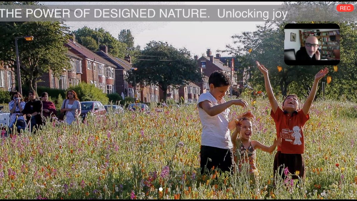 My #twitterfeed is full of #GreytoGreen - inspiring talk last night for 300+ with @NigelDunnett @ArchCentre @talklandscape Especially after #lockdown immersing yourself in nature brings so much #joy @LI_SouthWest #landscapearchitecture #NewNormal