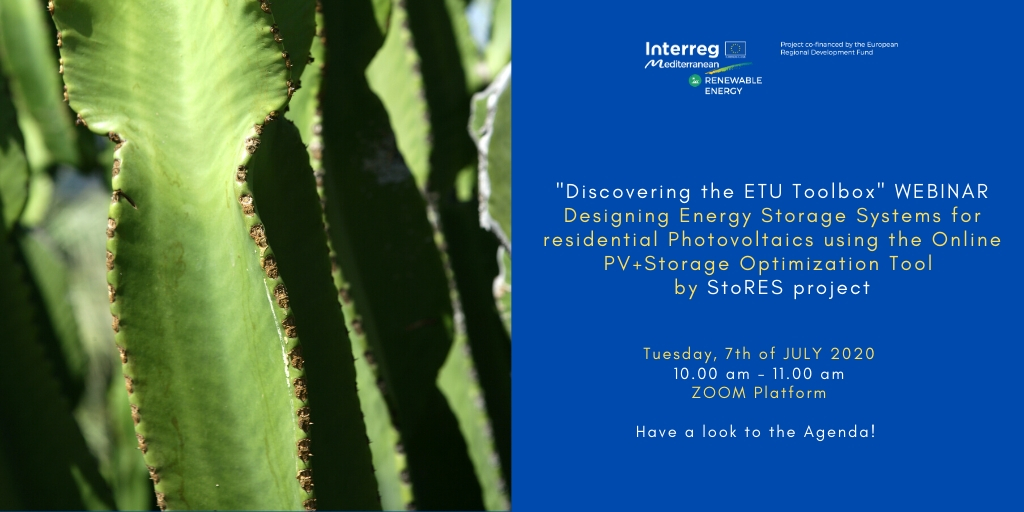 That's not all Folks! 7th of JULY - 3 Discoreving #ETUtoolbox Webinar: Energy Storage Systems for Residential Photovoltaics using @StoRES_project tool Info👉bit.ly/2BZXVkp & registration👉bit.ly/3flG1Hf #prosumers #energytransition #EUGreenDeal #MADEinMED