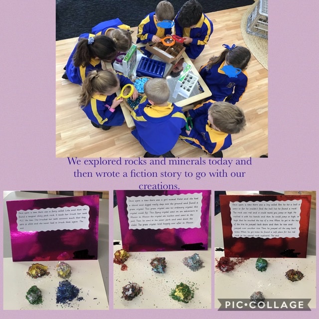 What creative story tellers we have in PP! We wrote a fiction story to go with the crystals we made in class today. 

#OLGlifetothefull