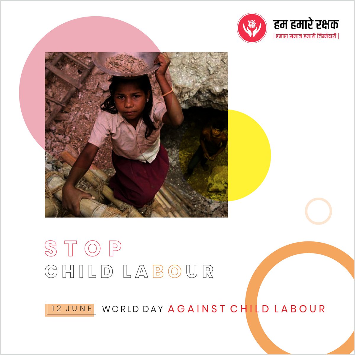 RakshakHum's tweet photo. Read more at: https://t.co/ZyeDE8sf52 #WorldDayAgainstChildLabour #HumHamareRakshak https://t.co/ArD1HXpNwm
