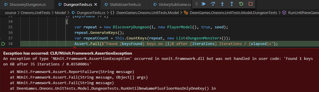 nightblade99's tweet photo. Spent an hour today trying to reproduce a hard-to-reproduce bug. Couldn't get it to repeat even once.
Wrote a unit test in ten minutes and it reproduces the bug.
Every time.
In less than 0.1s.
Wish I did this earlier.
#Oneons #IndieDev #GameDev #PuffinEngine #Testing https://t.co/rfFoz3A6cT