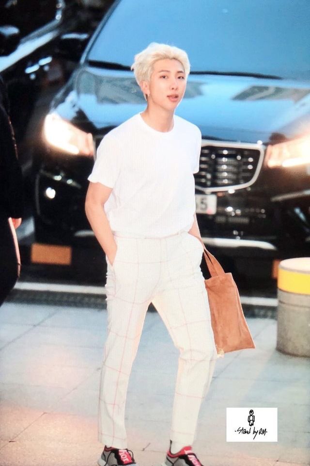 Namjoon’s airport fashion; a thread we all need