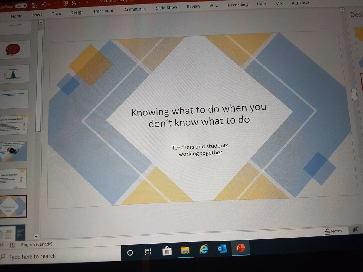 #ECSDFaithInspires <a href="/DarrinDeforge/">Darrin DeForge</a> <a href="/LSI_on_Learning/">LSI on Learning</a> <a href="/CChristiSchool/">CorpusChristiSchool</a> . Donohoo and Hattie's session yesterday helped me reaffirm, as a principal, that our commitment to Collective Efficacy (staff and students) is such an important factor for student success.
