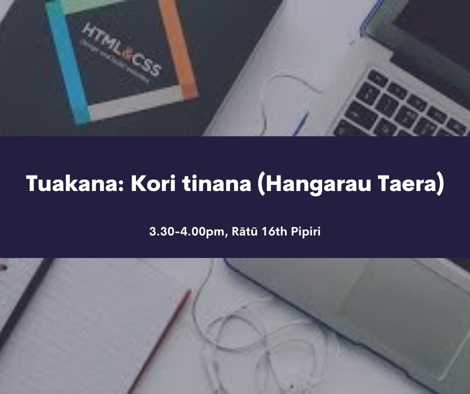 kiatakatu's tweet photo. Check out our programme for next week at Kia Takatū ā-Matihiko, there is something here for teachers and kaiako coming up this month.

See what's on offer for June here https://t.co/RGSfgHxmN7

#digitaltechnologiescurriculum #hangaraumatihiko #Futurethinking_Today #dthm https://t.co/hewJDuiFXD