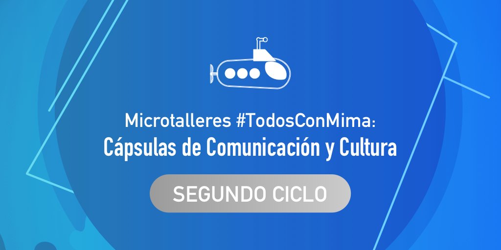 Todosconmima's tweet photo. La próxima semana se realizará el segundo ciclo de microtalleres #TodosConMima: Cápsulas de Comunicación y Cultura. Apúntate y estarás sumando a esta campaña por la salud de nuestra amiga y periodista Mima Castillo @macborgo ❤

#AyudoaMIMAnera
#TalleresOnline https://t.co/gReDAp65o5
