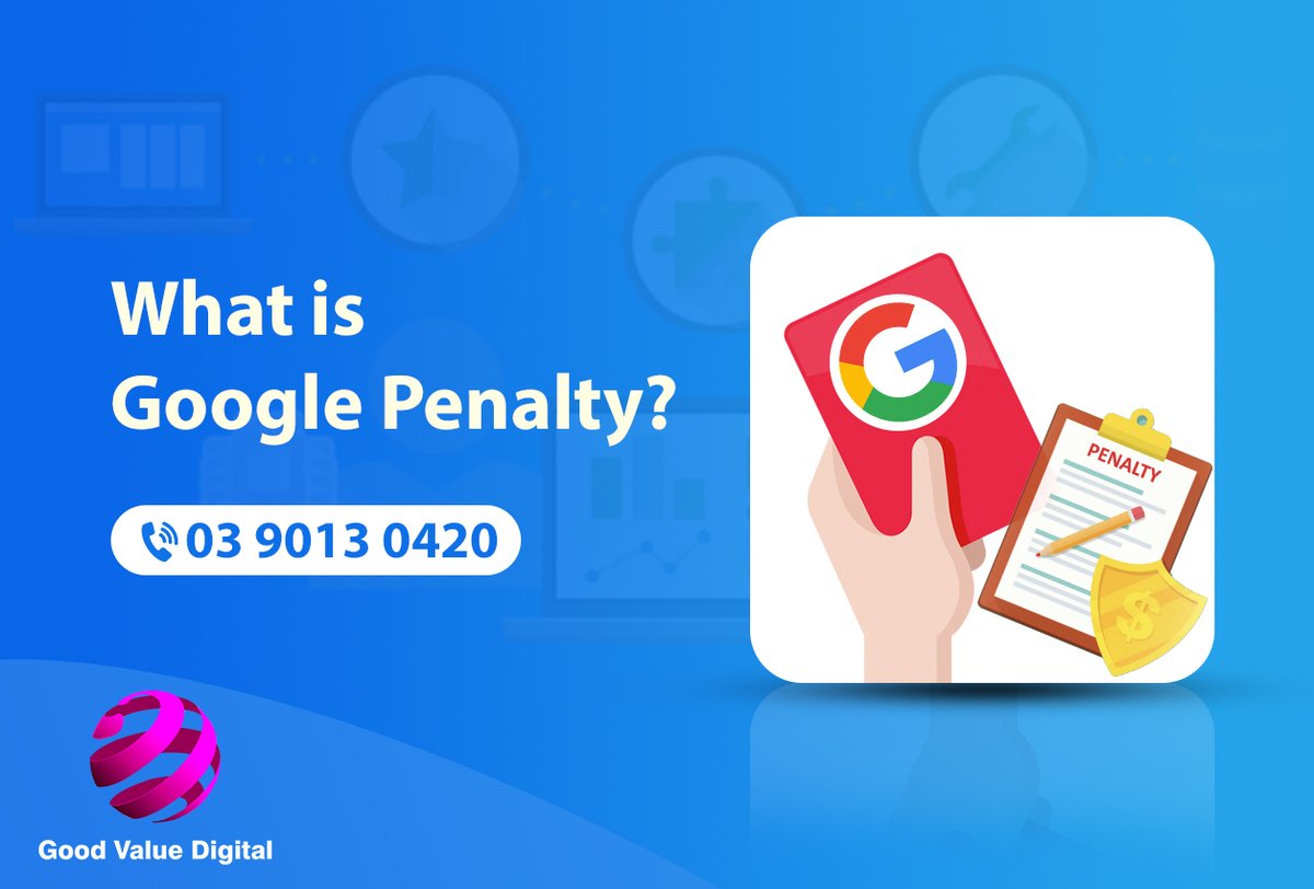 Goodvaluedigitl's tweet photo. Google will penalise sites for violating its Webmaster Guidelines. This happens website is engaged in tactics to manipulate search engines into ranking sites high in search results. The penalty usually lasts long for 30 days.

#Google #GooglePenalty #Website #SearchEngines https://t.co/X63qcO0WKM
