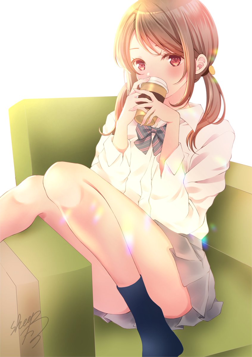 「コーヒーJK(再掲) 」|sheepD🐑5/5ティア「き52a」のイラスト