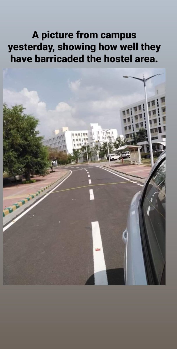 upasana930's tweet photo. @iiserbhopal claimed that the hostel area has been barricaded with 8ft high barricades. Yet someone managed to reach there yesterday.
#HostelsBelongToStudents 
@the_hindu
 @AMULYANIDHI4 @ranashu @PrannoyRoyNDTV @jamalaTOI @brajeshabpnews @SINGH_SANDEEP_ @anandrai177 https://t.co/aoirtOOqHF
