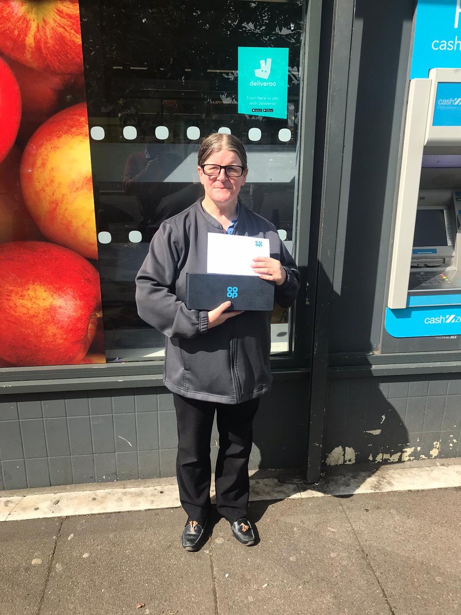 DeborahJey's tweet photo. #coopradio Congratulations to JJ @coopuk New Eltham store for completing 20 years of service, thank you JJ for being such a valuable team member, we appreciate your determination and effort 🤩 https://t.co/dYlkdpkHxs