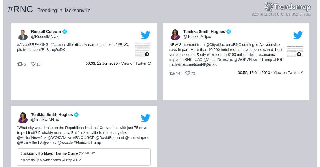 Trends Jacksonville tweet media