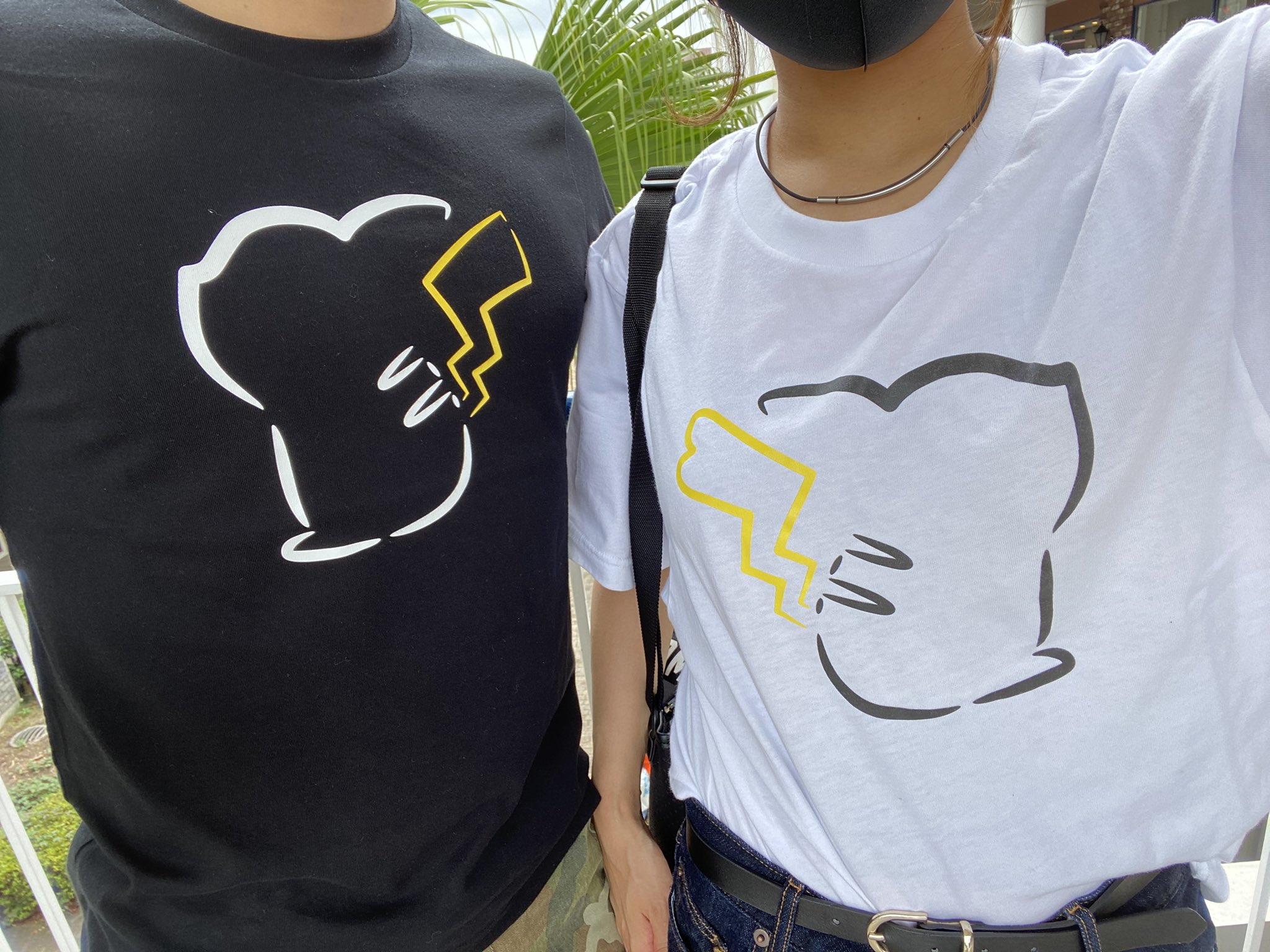 Ishikawaboy 久々のお出掛けにより ご機嫌まいちむ Tシャツはペアルックです Maichim 1119 アンチ諸君 食事以外ではマスクしているのでご安心を まいちむ イシカワボーイ Ishikawaboy ポケモンgo T Co Zpttthg5ak Twitter