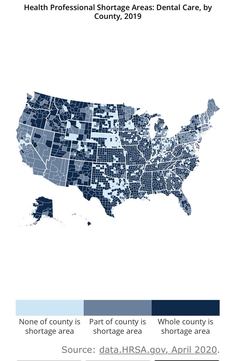 Dentist4America's tweet photo. A looming healthcare crisis and healthcare professional shortages. 2020 needs healthcare workforce supported.  #S3599. Support dentists in healthcare professional shortage areas @SenatorDurbin @sendavidperdue @ChrisCoons @SenToddYoung https://t.co/Wk7SvO2suf https://t.co/UumiojmKmj