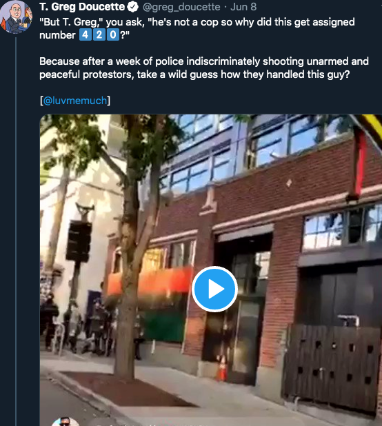 CherylMorrisW's tweet photo. #BlackLivesMatter #PoliceViolence #PoliceBrutality #PoliceReform #CopRiots #PoliceBrutalityPandemic #PeacefulProtesters #Cops #BLUEFALL #ACAB #PoliceThePolice
π Many thanks to @greg_doucette... for this incredible thread... π π
https://t.co/qMI7eCAepB https://t.co/KZiibkvUQB