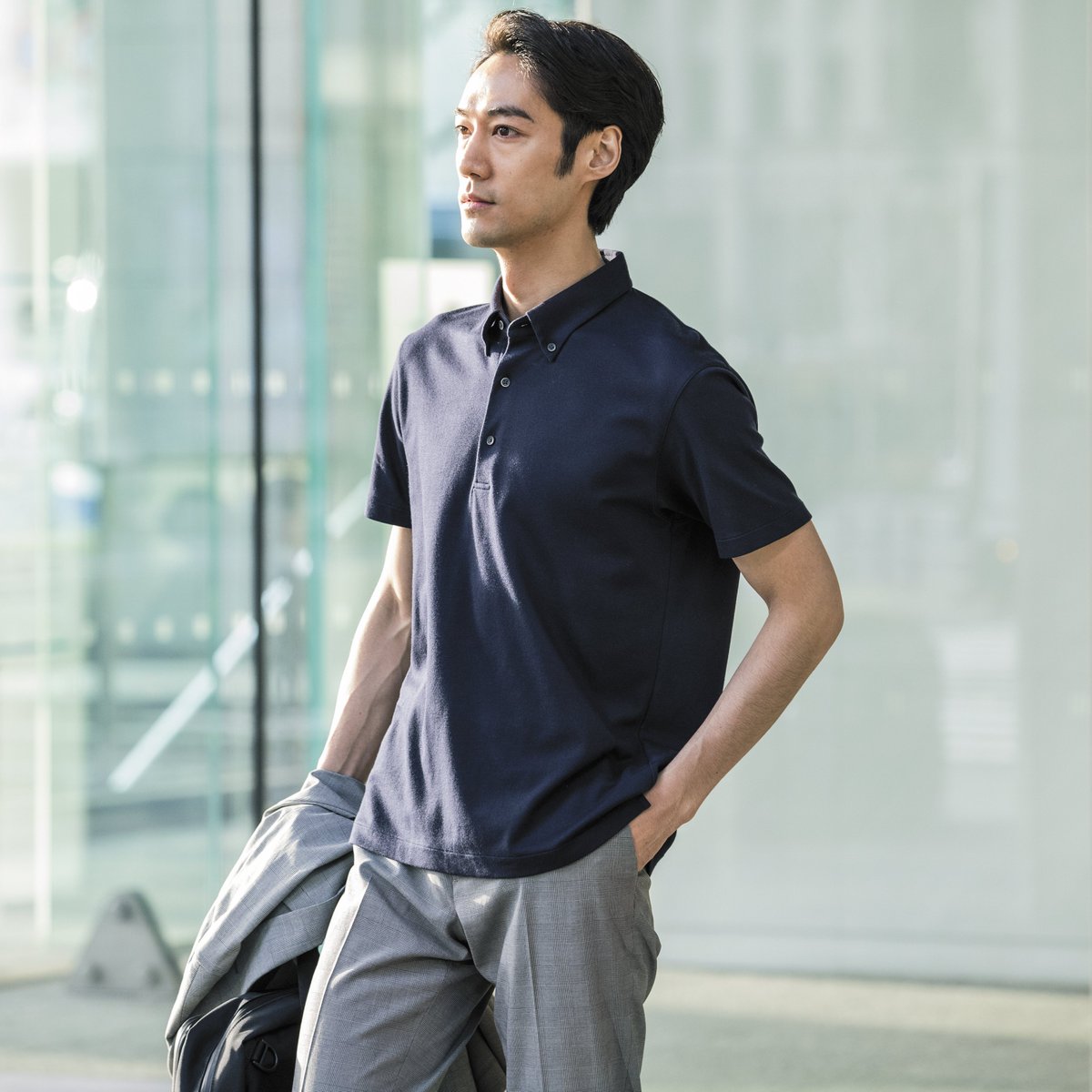 ポロシャツで夏のあらゆるシーンを快適に✨ドライEX(左)なら超速乾・超