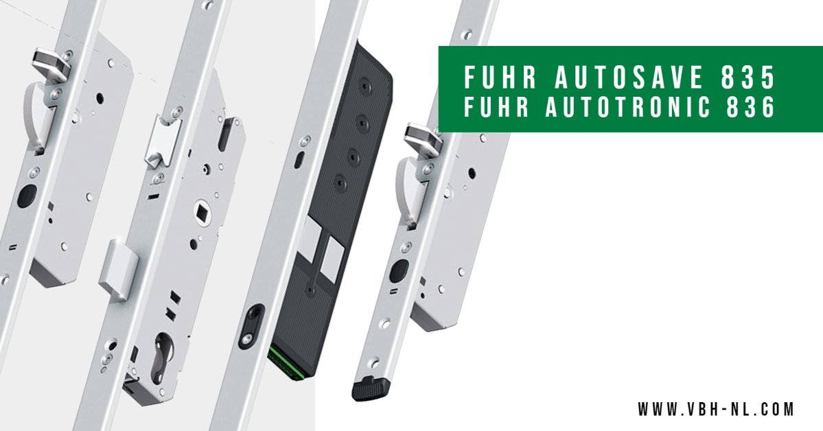 VBHNederland's tweet photo. VBH PRODUCT UPDATE | Fuhr 835 &amp; 836
De nieuwe meerpuntssluitingen FUHR autosafe 835 en 
autotronic 836 staan, door hun combinatie van schoten en zwenkhaken van het type 10, garant voor optimale veiligheid bij het sluiten van de deur!
https://t.co/NdqhvY8W0M https://t.co/tIhhggkfpl