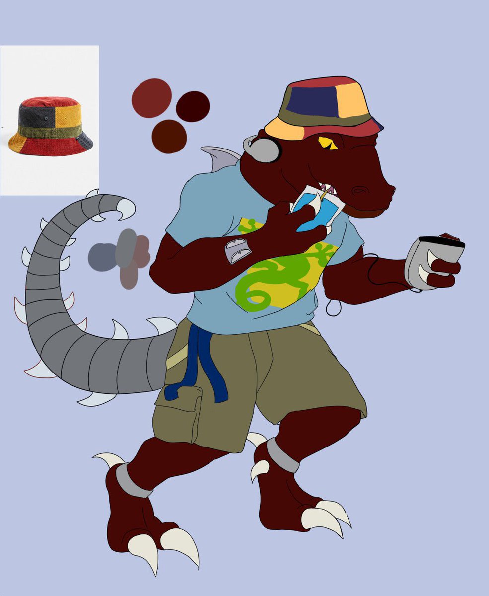RandomKooldude's tweet image. So here is more progress on my #Haxx from #Extremedinosaurs. I was inspired by the shirt in version 2 to make this whole piece to begin this. What design do you like best? I tried to made this authentically 90s. #art #90s #cartoon #digitalart #dinosaur #fun