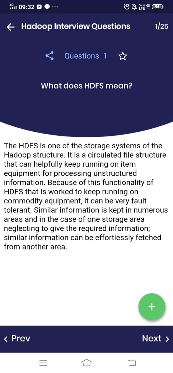 alltop_question's tweet image. bit.ly/3cbcSg3
25+ Hadoop Interview Question and MCQ Quiz
If You Read More Interview Questions So Download InterviewMocks App Now
#hadoopinterviewquestions #Programming #interviewquestions #interviewtips #interviews #interviewpreparations #mcq #quiz #interviewmocks