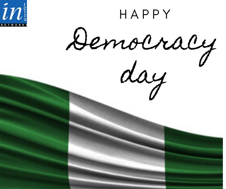 iNterra_NG's tweet photo. Happy Democracy Day Nigeria
#June_12
#democracy_day
#interranetworks https://t.co/O7cG2LRZe6
