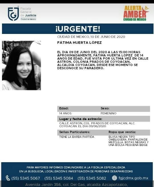 maferPocket's tweet photo. @AlertaAmberMX @AlertaAmberDF https://t.co/xJqrdHzl0F