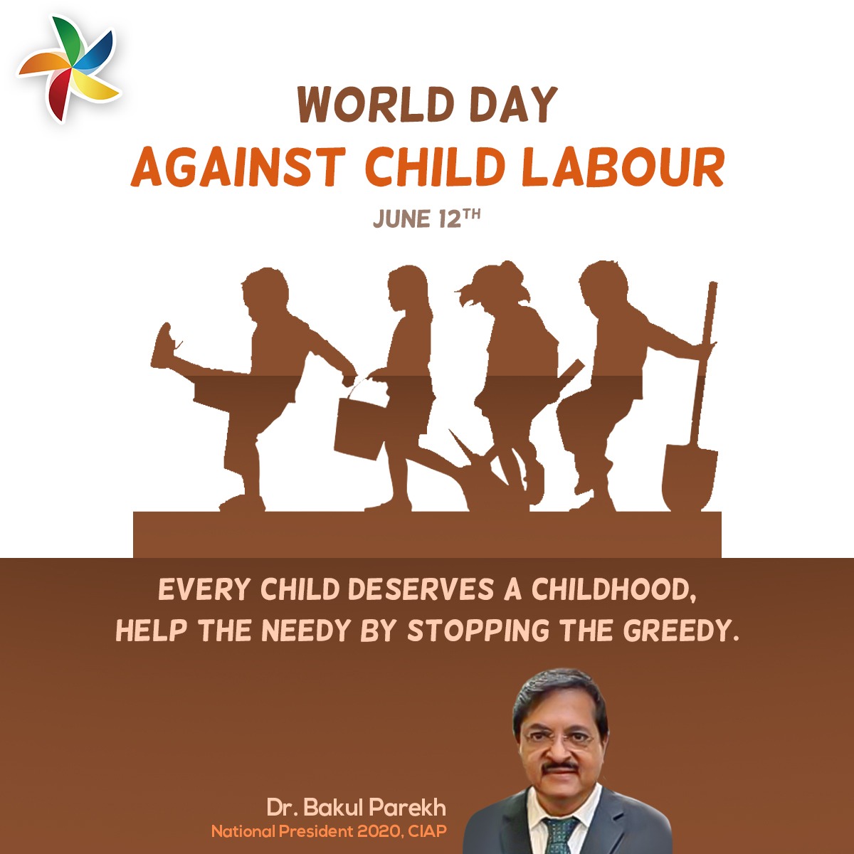 Every child deserves a chance to chase their dreams. This 𝐖𝐨𝐫𝐥𝐝 𝐃𝐚𝐲 𝐀𝐠𝐚𝐢𝐧𝐬𝐭 𝐂𝐡𝐢𝐥𝐝 𝐋𝐚𝐛𝐨𝐮𝐫, let's stand up against any form of child labor and child abuse.

#WDACL #StopChildLabour #WorldDayAgainstChildLabour2020 #childlabour #AntiChildlabourday