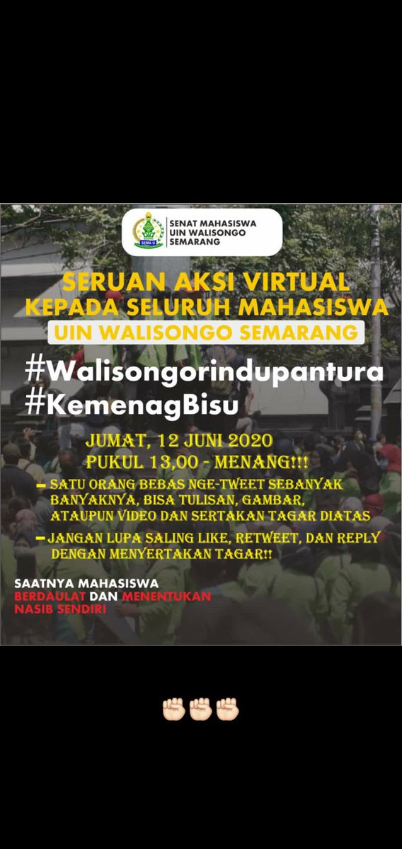 Justice54646808's tweet photo. #Walisongorindupantura
#KemenagBisu https://t.co/E9AJq6FV5V