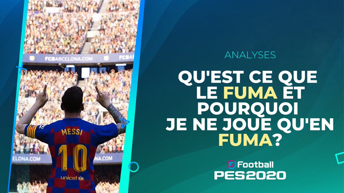 Bonjour ! A midi, je vous expliquerai ce qu'est le FUMA (Full Manuel) et pourquoi je ne joue qu'en FUMA depuis PES 2015. Je crois que si le FUMA n'existait pas, je ne jouerai plus à PES.

La vidéo sera en Première à 12h45 :

youtube.com/watch?v=GYpyWJ…
