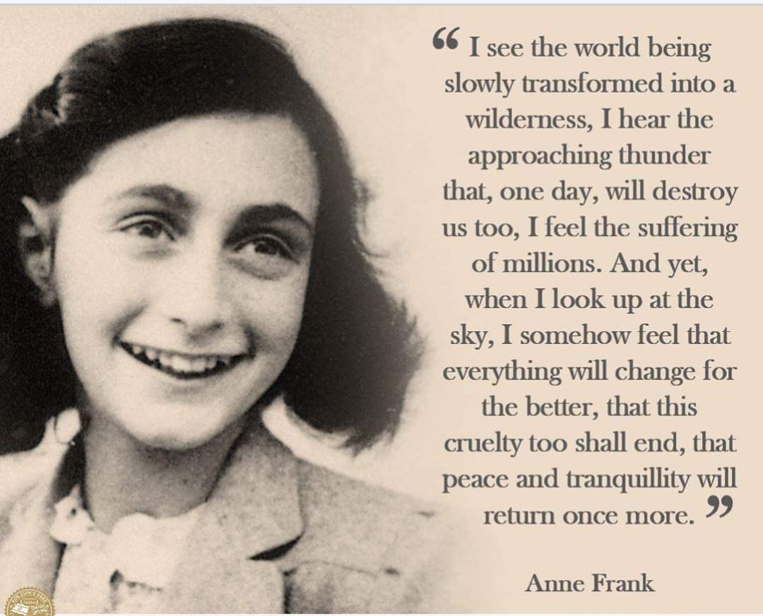 memec88's tweet photo. Anne Frank  would have been 91 today https://t.co/AA1XA50azZ