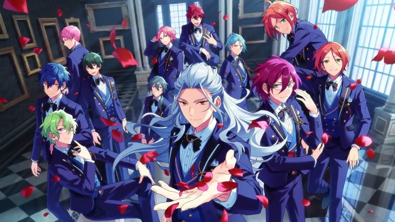 あんさんぶるスターズ 公式 3 4 お知らせ 5周年記念イラストは 事務所ごとに4回にわけて公開中です 第2弾は Cosmic Production コズプロのアイドルたちが描かれた 5周年記念イラストの特別ムービーを公開します あんスタ5周年