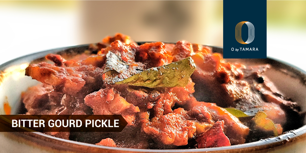 OTrivandrum's tweet photo. This bitter gourd pickle packs a punch of flavours. Tangy &amp; spicy with an undertone of bitterness, this addition of this pickle will elevate any basic dish. Try it &amp; let us know what you think.

#ObyTamara #Pickles #TastesOfTrivandrum #ChefsRecipe #OutstandingFlavours https://t.co/MpEX42ErI1